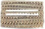 Bhavya Enterprises Roll of Ethnic Wear Gota Patti with Mini Triangles Design Embroidery Copper Golden Trim Lace Border for Saree,Suit,Dresses,Fashion