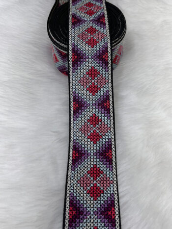 Designer Cross Stitch Lace Border Trim - 9 Meter, 2 Inch Width | Design 1