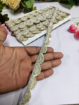 Deeps Creation New jardoshi Handwork Lace Borders ? Premium Quality, Intricate Embellishments for Sarees, Lehengas, Bridal Couture, and Luxury Home Decor - Water gold
