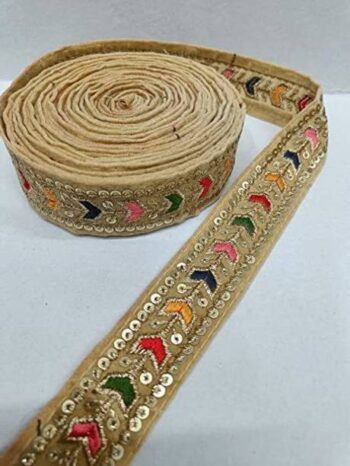 DEEP'S CREATION Beautiful Multi Colored lace Border on ...