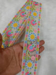 Beautiful 9-Meter Multicolored Embroidery Lace