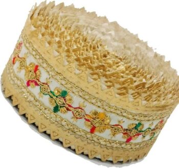 Balar Elegant Embroidery: Multi-Color & Golden Zari wor...