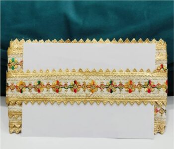 R N Creation Exquisite 9 Meter Lace Border Ribbon Roll ...