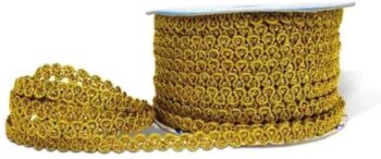 Mahitex Golden Zari Lace Roll Golden Glitter Lace Roll ...