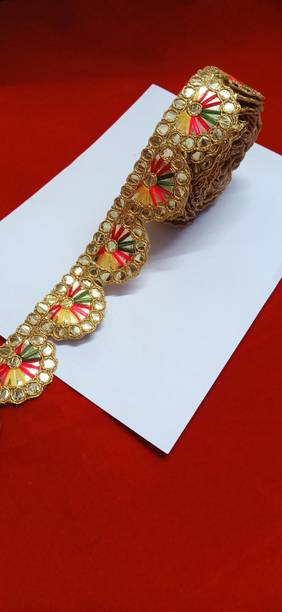 Balar "Gorgeous Multi Color Thread and Zari Embroidered...
