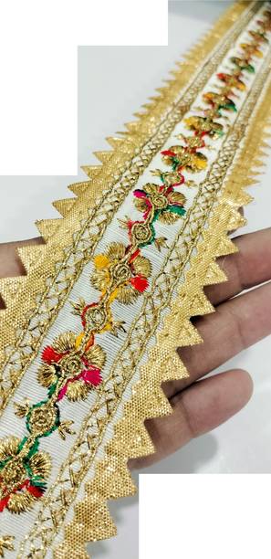 Balar Gorgeous Multi Color Thread and Zari Embroidered ...