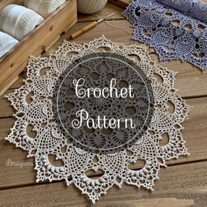 Etherealm Crochet Doily Pattern (English & Russian Only) – PDF Digital Download