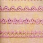 Lace edging CROCHET PATTERN 5 motifs crochet lace border pattern, crochet accessories, decor for clothes, bags, hats, tablecloth, bedclothes