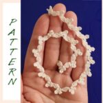 Easy crochet cord pattern. Step by step crochet lace border tutorial, crochet border and finishing pattern. Lace ending thin trim pdf
