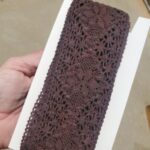 Cluny Lace - 2 1/4" wide Brown Per Yard sewing crafts bobbin machine