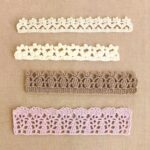 Crochet border lace pattern 4 designs, crochet edging pattern, crochet accessories, crochet home decor. Easy crochet. Step by steps