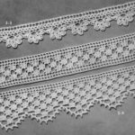 Vintage Lace Crochet Edgings Patterns -- INSTANT DOWNLOAD, PDF -- 3 Different Designs, Digital Crochet Pattern,  c.1943