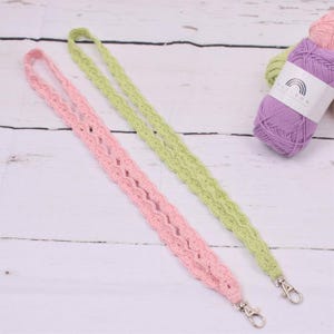 Crochet pattern: Lanyard Keyhanger, handmade pattern, download PDF