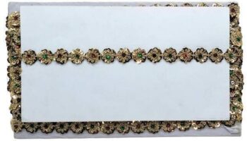 KURLZ K_155814 15mm Golden Multi Sequins Lace For Dress...