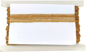 KURLZ K-205998-AGold 0.75 inch Glitter Samosa Crochet L...