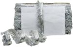 Woven Lace K-355645-Silver 1.5 Inch Sequins Zari Jhalar...