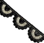 Balar Dress Laces Border Material Fancy Embroidery Blac...