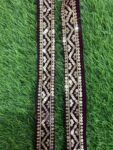 NAGARVEL CREATION Multi-Color & Zari Embroidered Lace B...