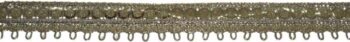 catmago Pani Gold Sequence Zari Work Lace for Women's D...