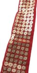 Shyam Diwane red border lace sarri, duppta (length 9 m)...