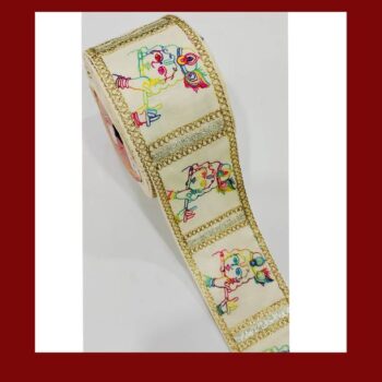 Chahat Lace Sewing Laces Border Krishna Embroidery work...