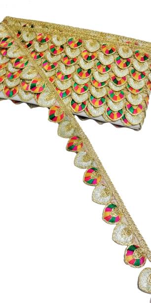 Chahat Lace Multi colour Embroidery Fancy Design Laces ...