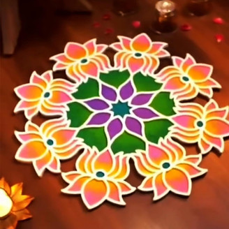 Mauli Thread Rangoli Stencils - Buy Mauli Thread Rangoli Stencils Online