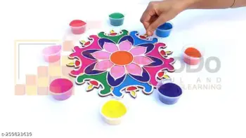 Reusable Rangoli Template Mat. Readymade Rangoli Stencil