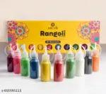SE Multicolor Pack of 10 Rangoli Powder